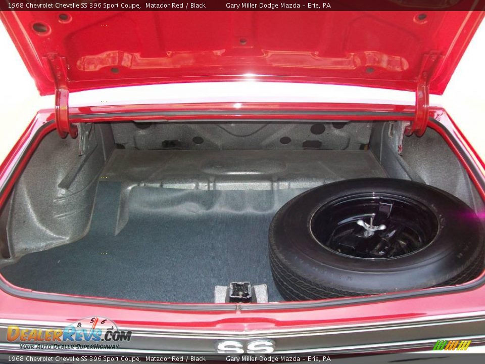 1968 Chevrolet Chevelle SS 396 Sport Coupe Matador Red / Black Photo #5
