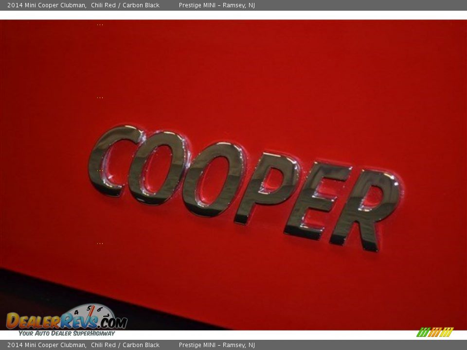2014 Mini Cooper Clubman Chili Red / Carbon Black Photo #19