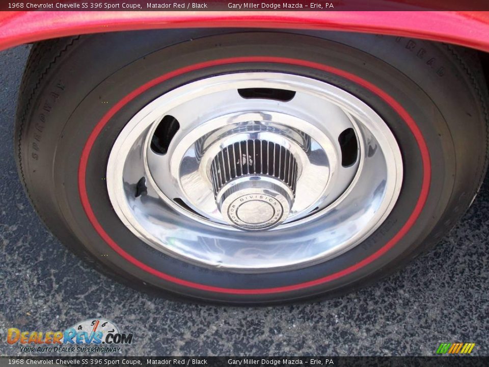 1968 Chevrolet Chevelle SS 396 Sport Coupe Matador Red / Black Photo #10