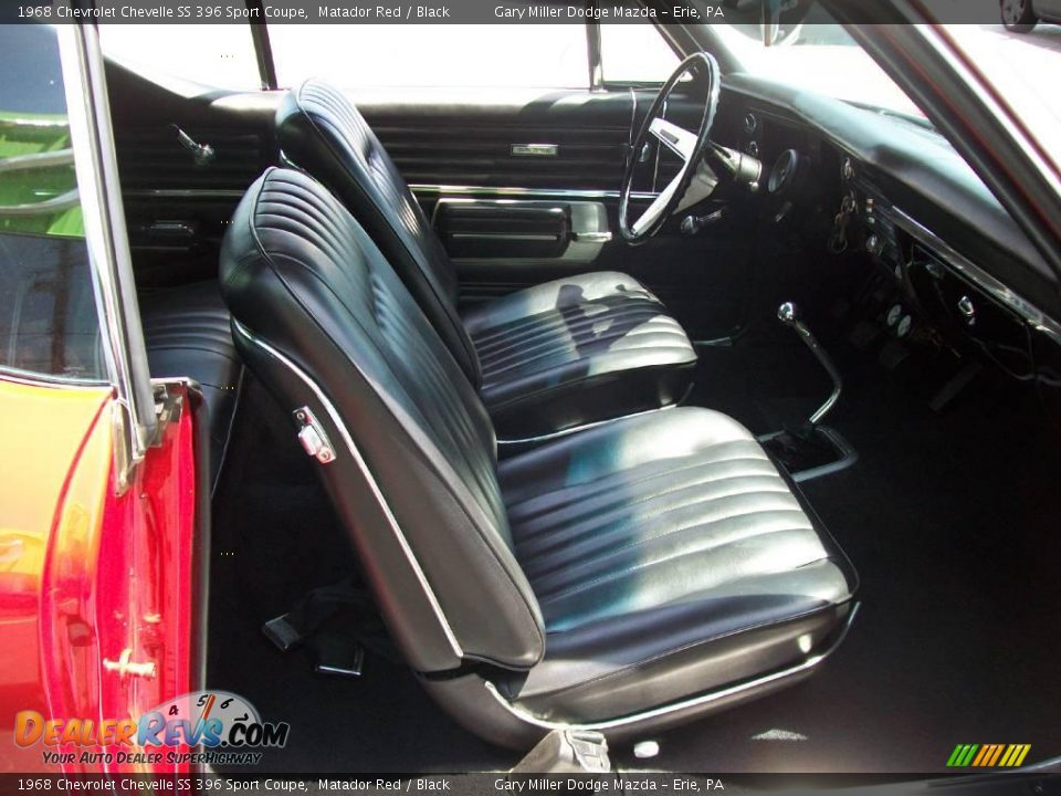 1968 Chevrolet Chevelle SS 396 Sport Coupe Matador Red / Black Photo #12