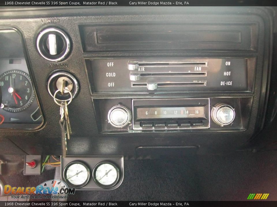 1968 Chevrolet Chevelle SS 396 Sport Coupe Matador Red / Black Photo #14