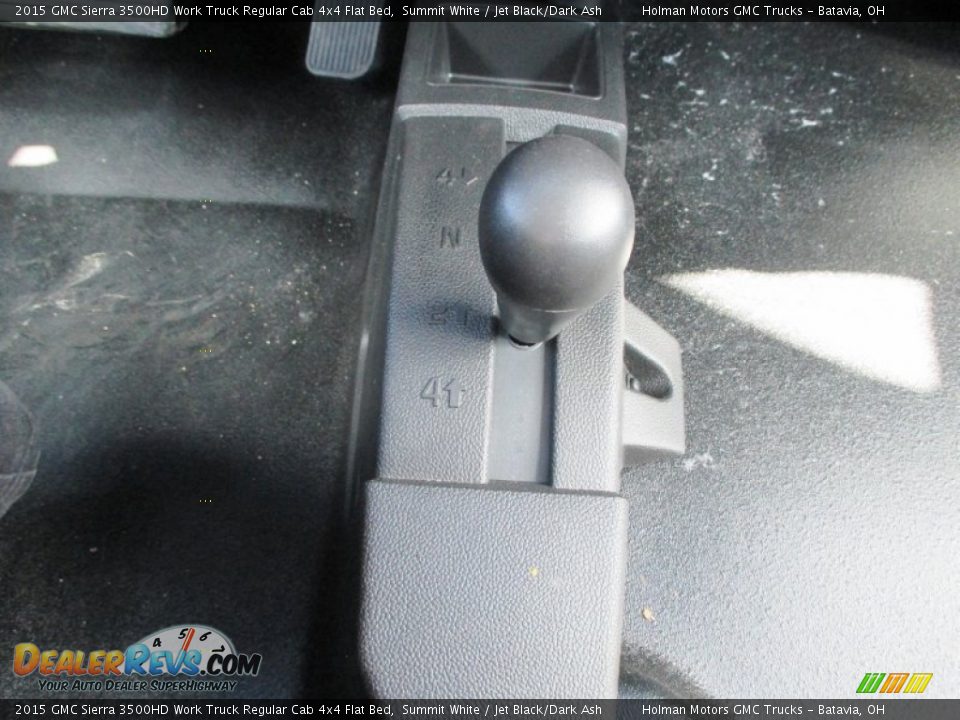 2015 GMC Sierra 3500HD Work Truck Regular Cab 4x4 Flat Bed Summit White / Jet Black/Dark Ash Photo #8