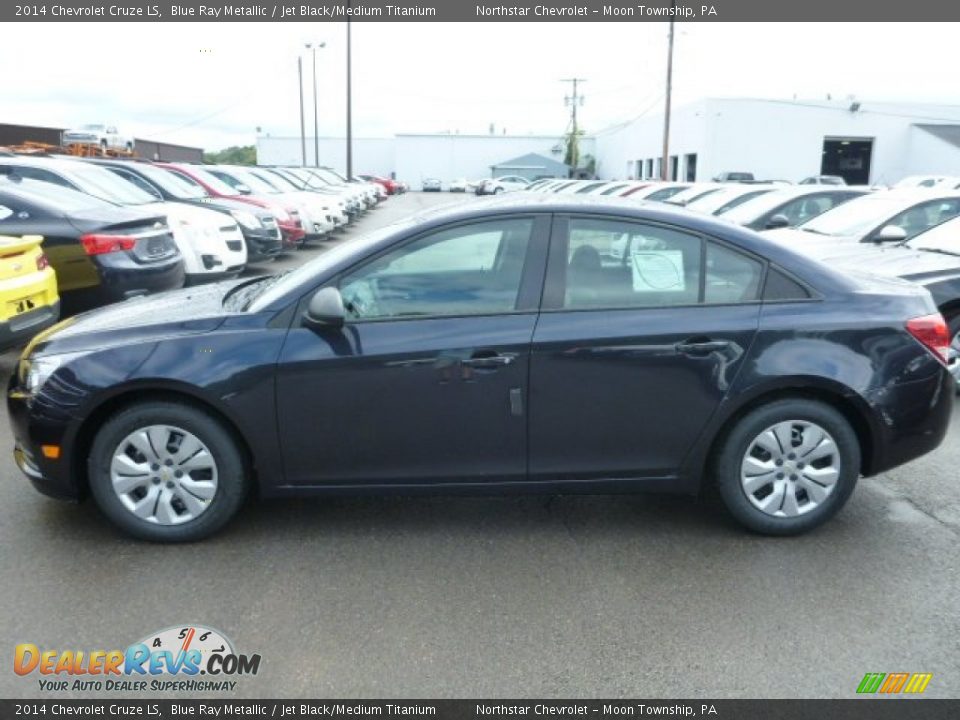 2014 Chevrolet Cruze LS Blue Ray Metallic / Jet Black/Medium Titanium Photo #2