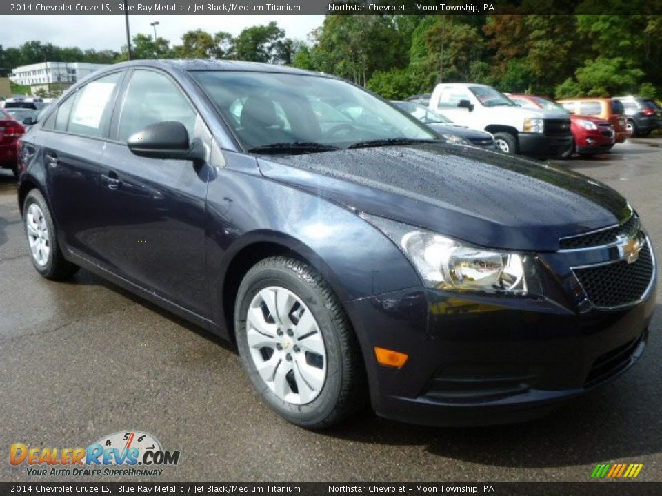 2014 Chevrolet Cruze LS Blue Ray Metallic / Jet Black/Medium Titanium Photo #7