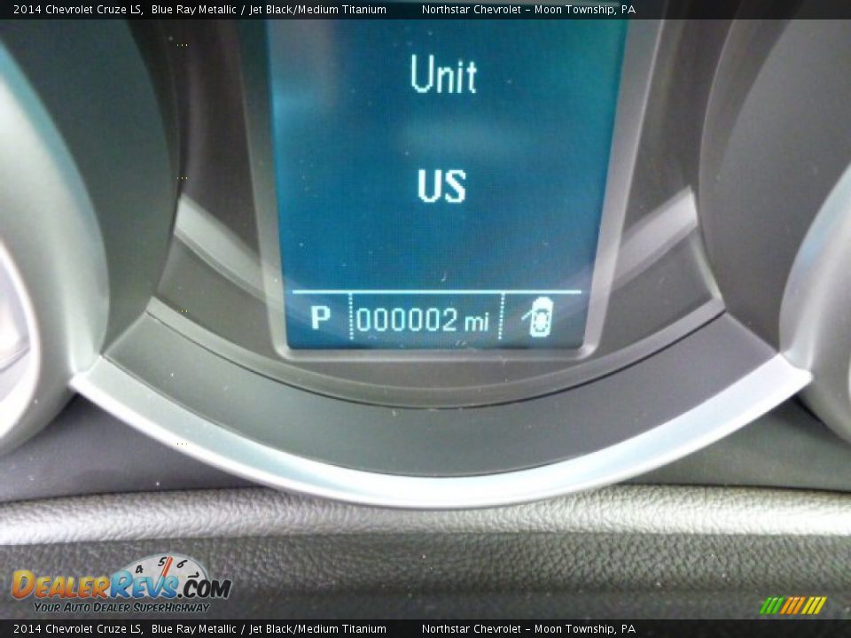 2014 Chevrolet Cruze LS Blue Ray Metallic / Jet Black/Medium Titanium Photo #20