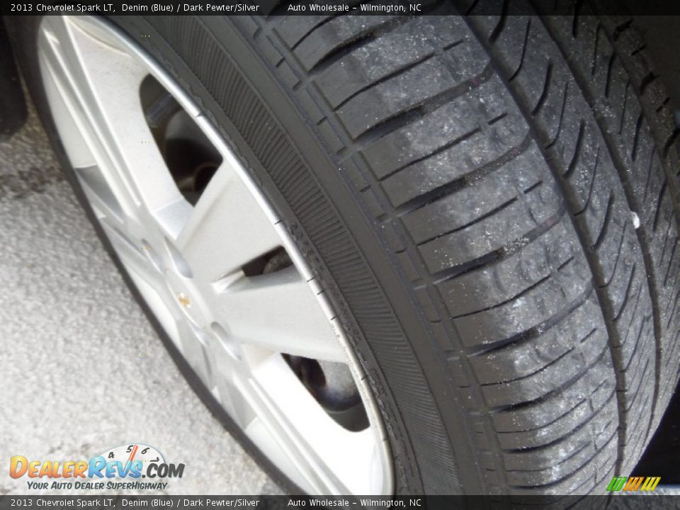 2013 Chevrolet Spark LT Denim (Blue) / Dark Pewter/Silver Photo #9