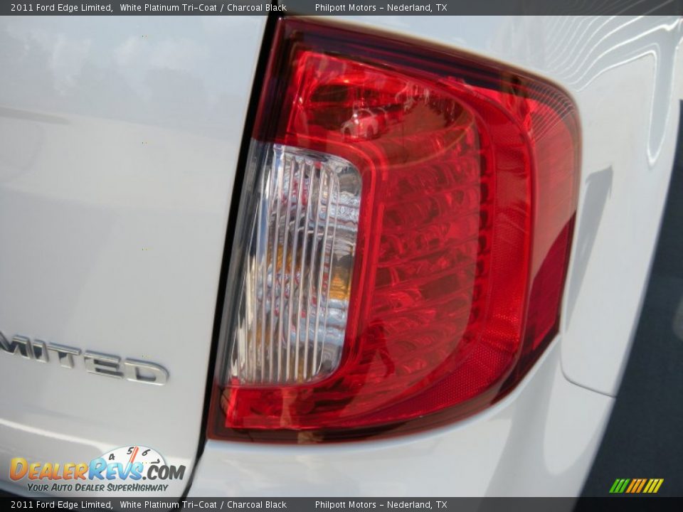 2011 Ford Edge Limited White Platinum Tri-Coat / Charcoal Black Photo #11