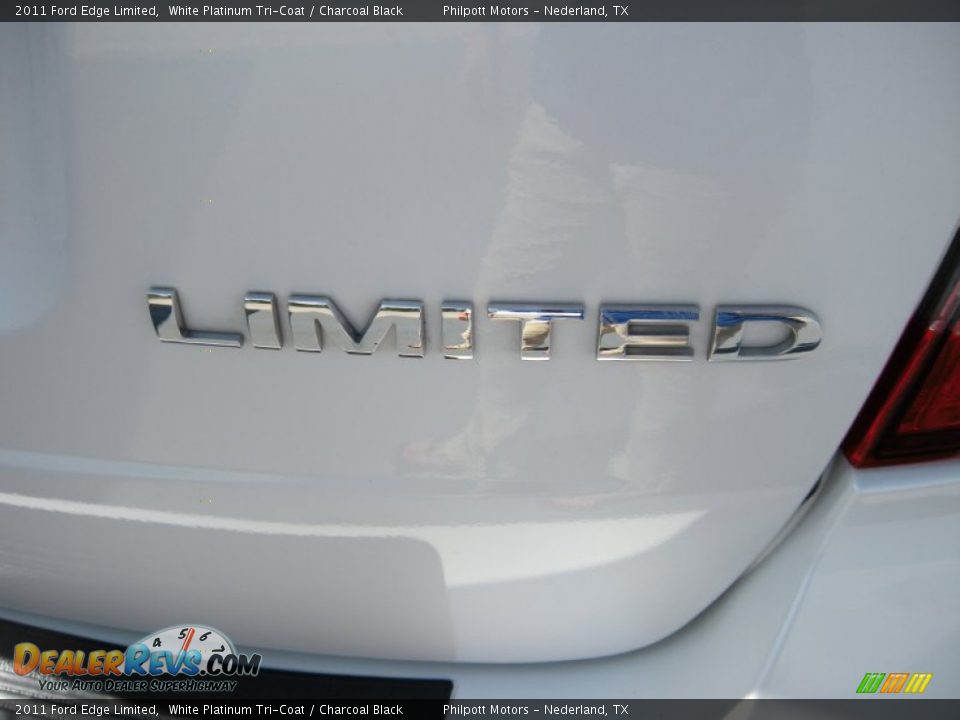 2011 Ford Edge Limited White Platinum Tri-Coat / Charcoal Black Photo #13