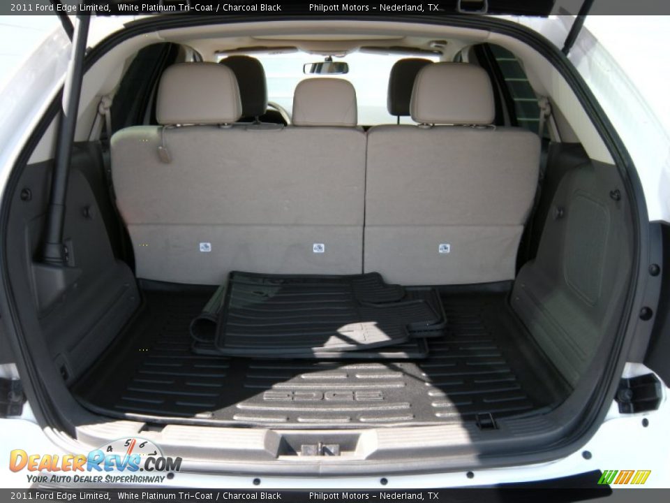 2011 Ford Edge Limited White Platinum Tri-Coat / Charcoal Black Photo #21