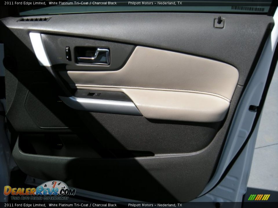 2011 Ford Edge Limited White Platinum Tri-Coat / Charcoal Black Photo #25