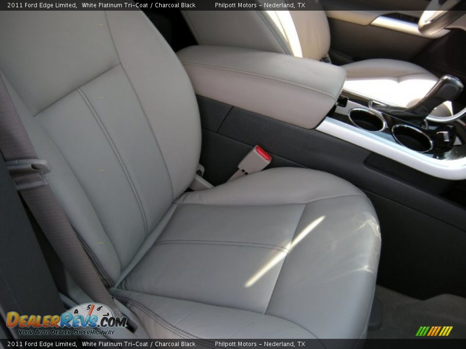 2011 Ford Edge Limited White Platinum Tri-Coat / Charcoal Black Photo #27