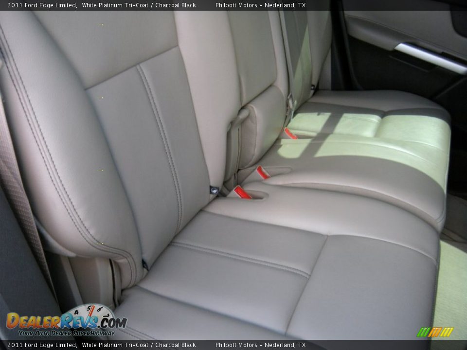 2011 Ford Edge Limited White Platinum Tri-Coat / Charcoal Black Photo #29
