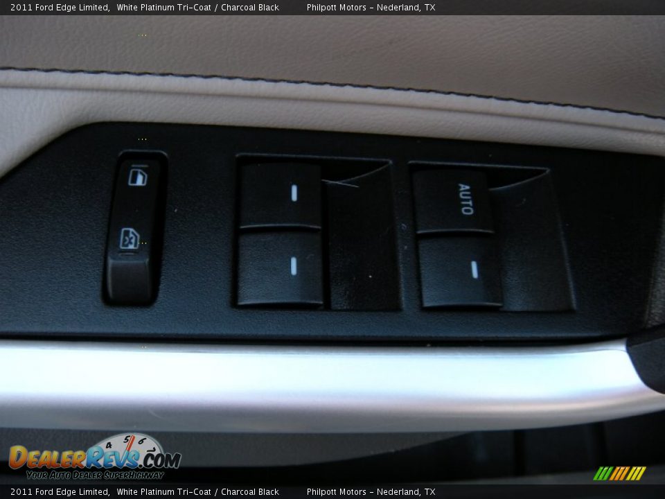 2011 Ford Edge Limited White Platinum Tri-Coat / Charcoal Black Photo #34