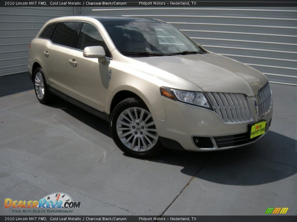 2010 Lincoln MKT FWD Gold Leaf Metallic / Charcoal Black/Canyon Photo #2