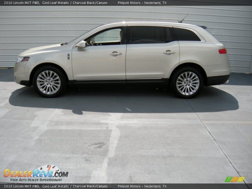 2010 Lincoln MKT FWD Gold Leaf Metallic / Charcoal Black/Canyon Photo #3
