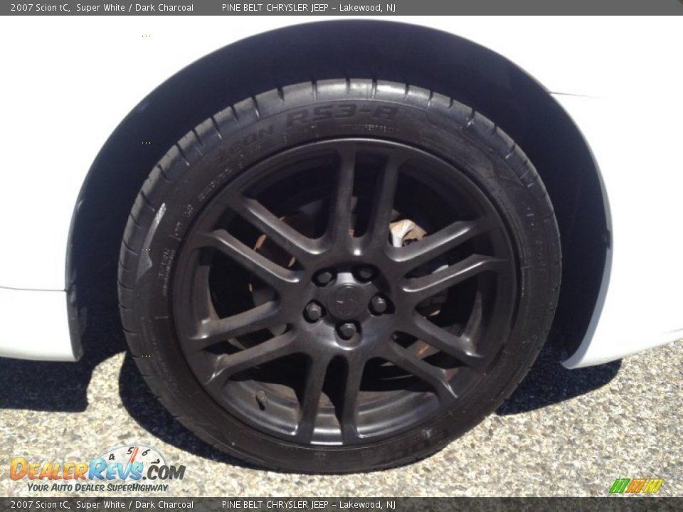 2007 Scion tC Super White / Dark Charcoal Photo #4