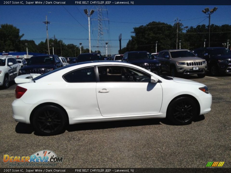 2007 Scion tC Super White / Dark Charcoal Photo #5