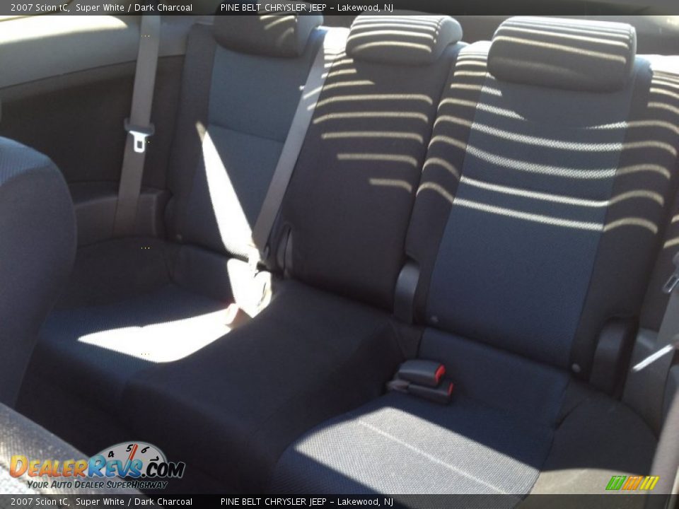 2007 Scion tC Super White / Dark Charcoal Photo #13