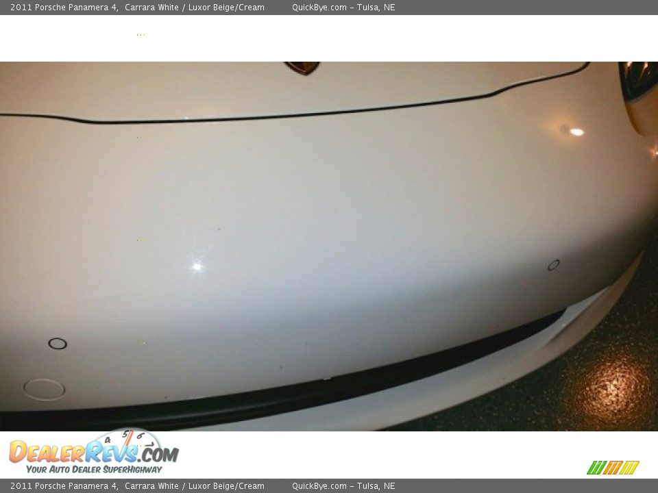 2011 Porsche Panamera 4 Carrara White / Luxor Beige/Cream Photo #6