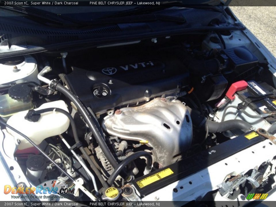2007 Scion tC Super White / Dark Charcoal Photo #25
