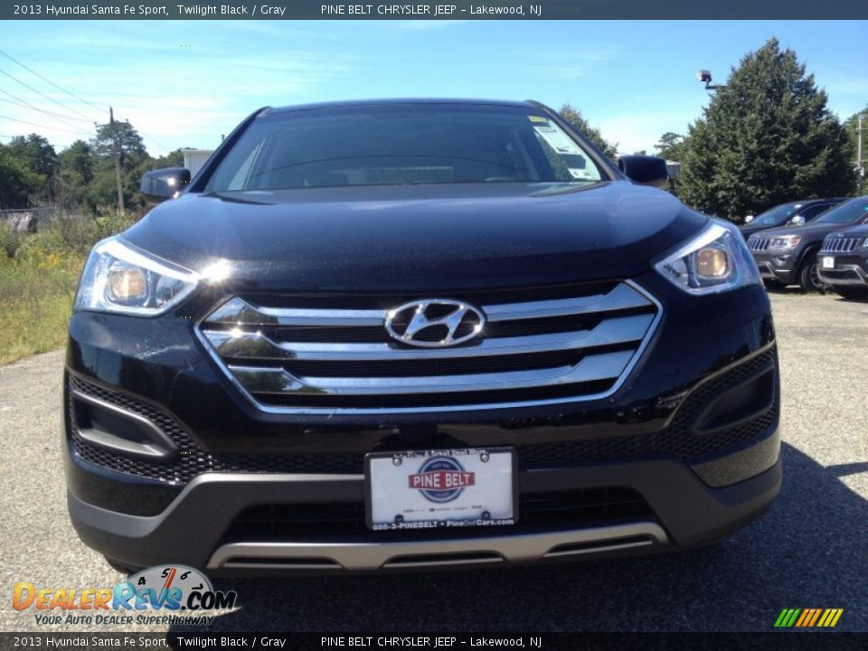 2013 Hyundai Santa Fe Sport Twilight Black / Gray Photo #2