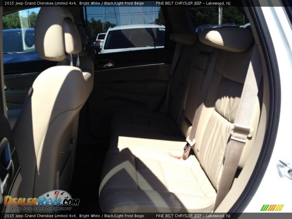 2015 Jeep Grand Cherokee Limited 4x4 Bright White / Black/Light Frost Beige Photo #6