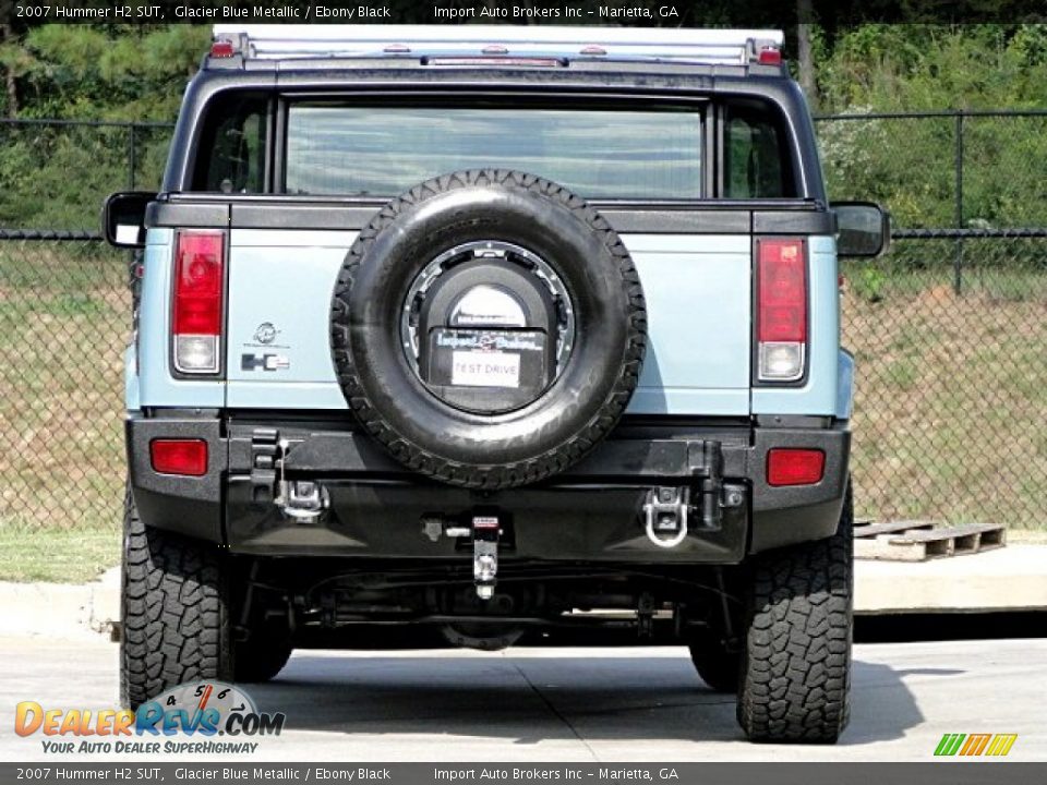 Glacier Blue Metallic 2007 Hummer H2 SUT Photo #8
