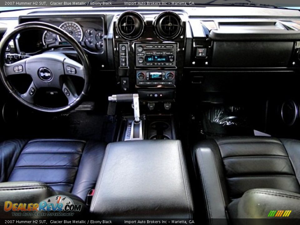 Ebony Black Interior - 2007 Hummer H2 SUT Photo #9