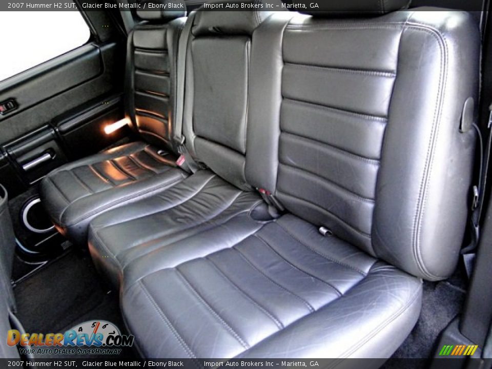 Rear Seat of 2007 Hummer H2 SUT Photo #12