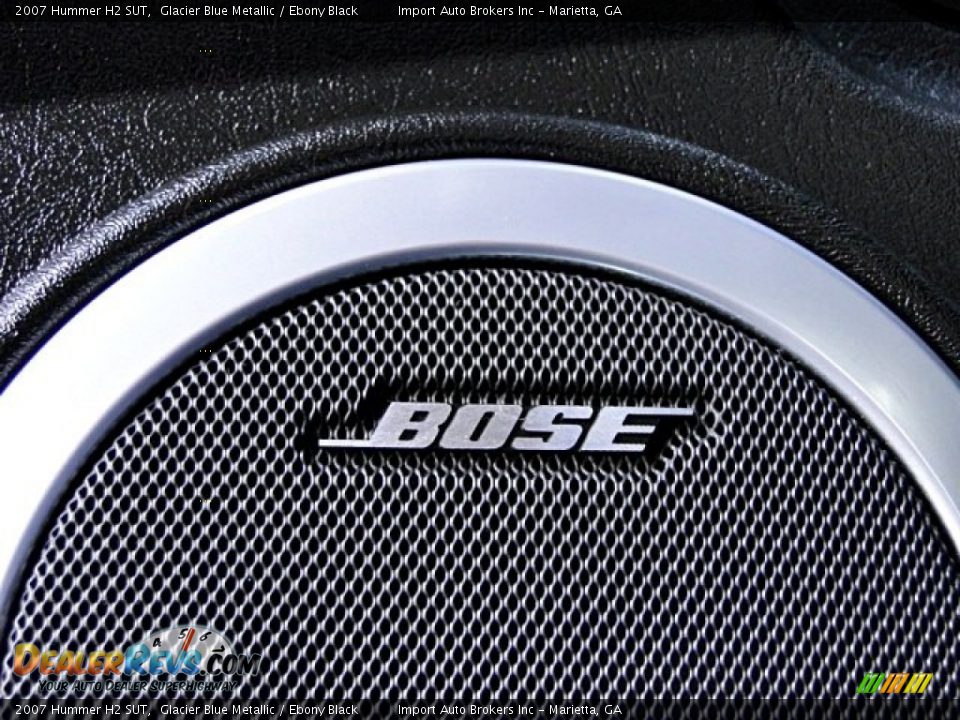 2007 Hummer H2 SUT Glacier Blue Metallic / Ebony Black Photo #16