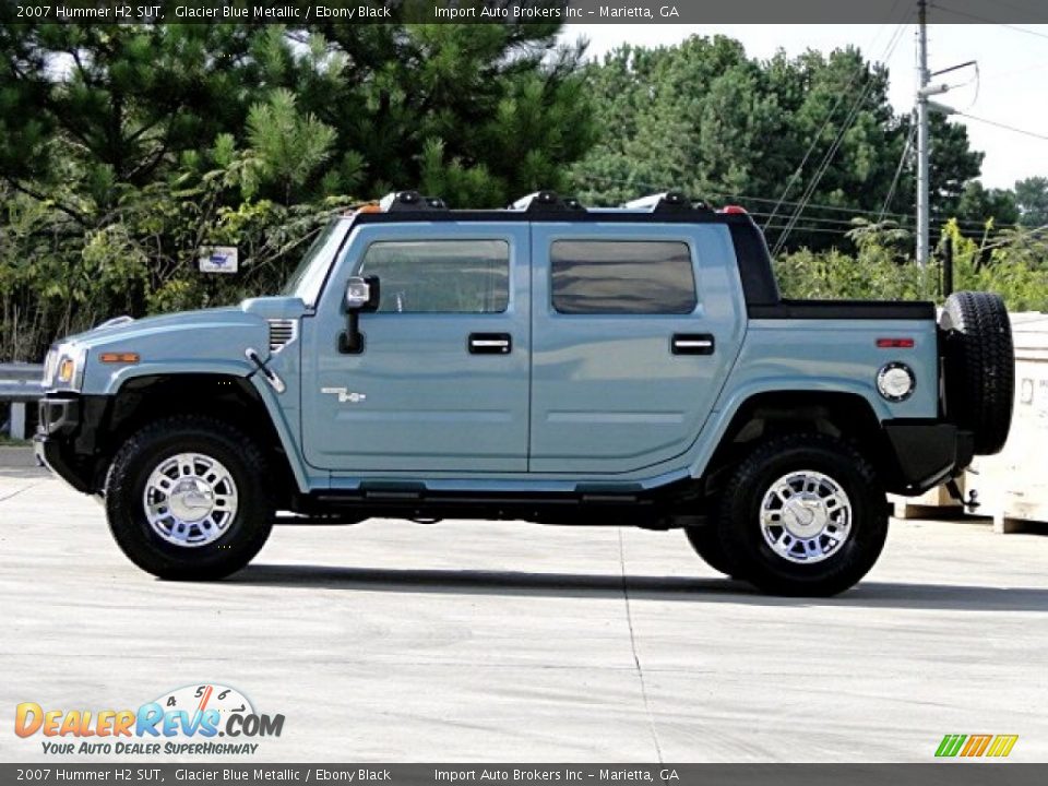 Glacier Blue Metallic 2007 Hummer H2 SUT Photo #23