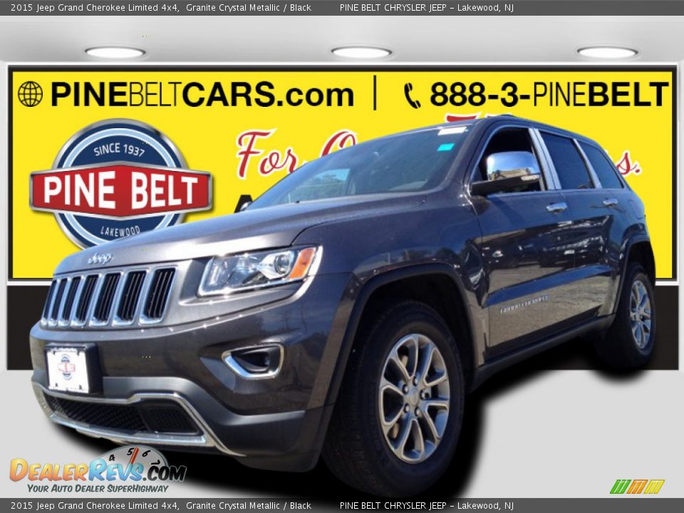 2015 Jeep Grand Cherokee Limited 4x4 Granite Crystal Metallic / Black Photo #1