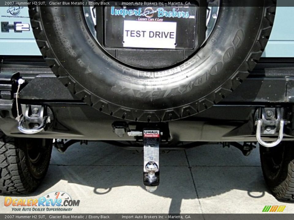 2007 Hummer H2 SUT Glacier Blue Metallic / Ebony Black Photo #30