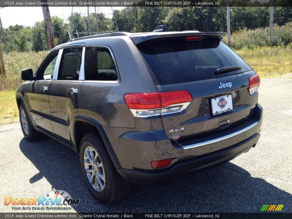 2015 Jeep Grand Cherokee Limited 4x4 Granite Crystal Metallic / Black Photo #4