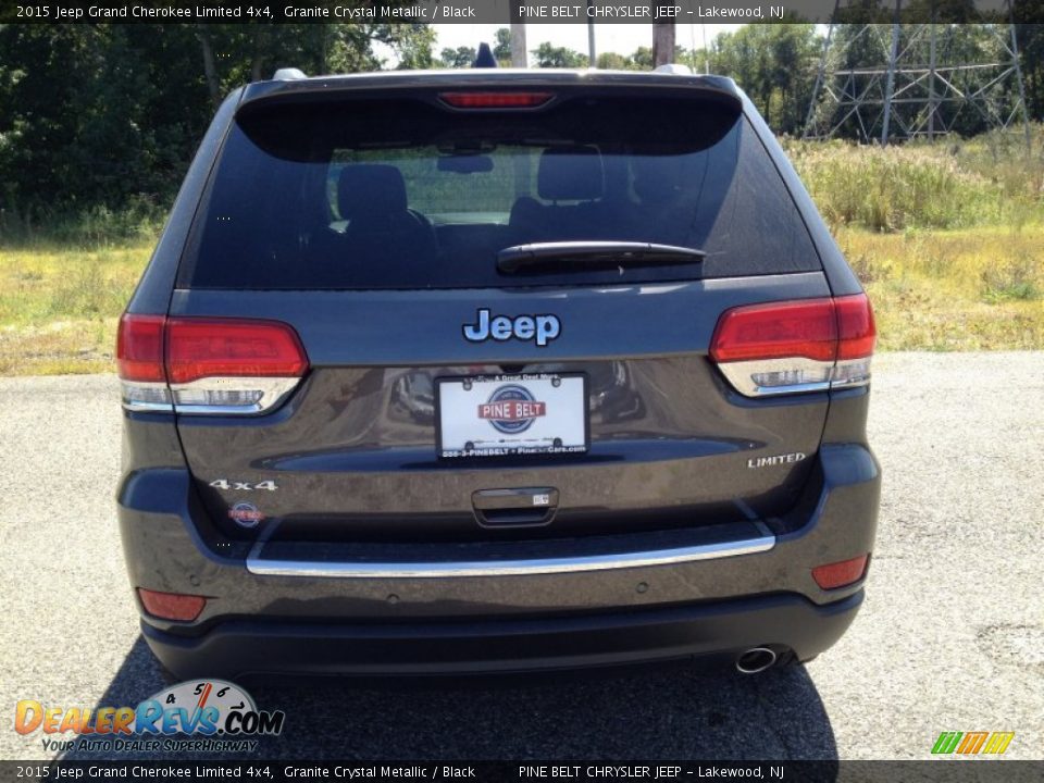 2015 Jeep Grand Cherokee Limited 4x4 Granite Crystal Metallic / Black Photo #5