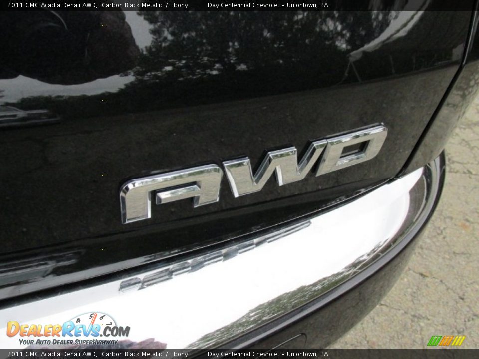 2011 GMC Acadia Denali AWD Carbon Black Metallic / Ebony Photo #6