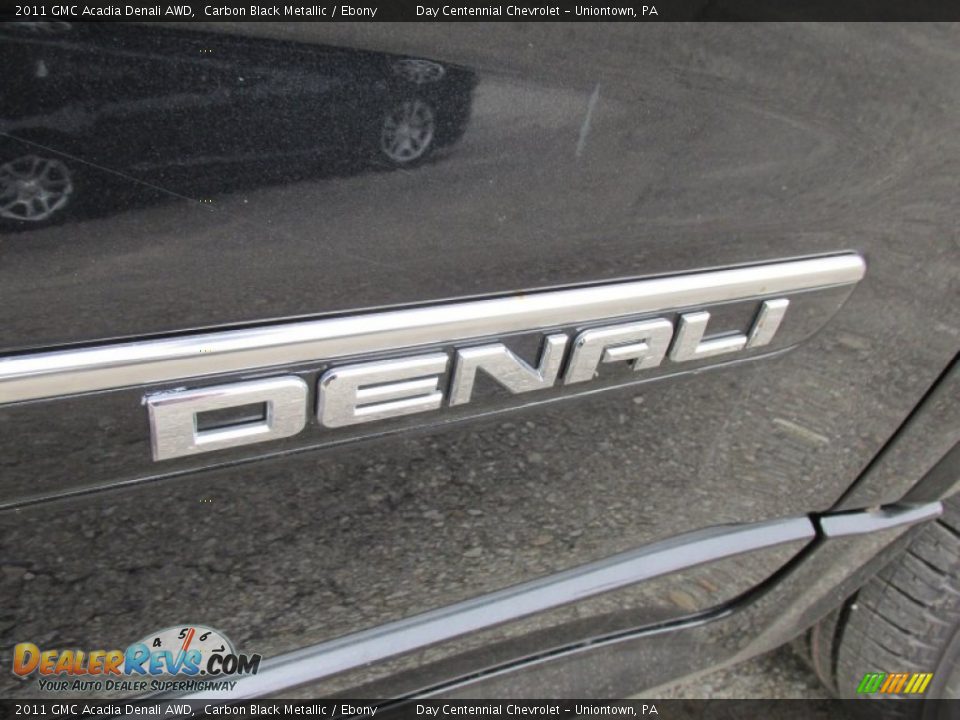 2011 GMC Acadia Denali AWD Carbon Black Metallic / Ebony Photo #10