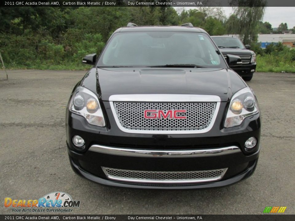 2011 GMC Acadia Denali AWD Carbon Black Metallic / Ebony Photo #13