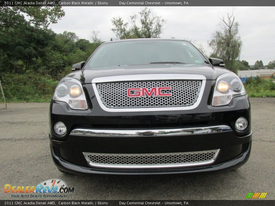 2011 GMC Acadia Denali AWD Carbon Black Metallic / Ebony Photo #17