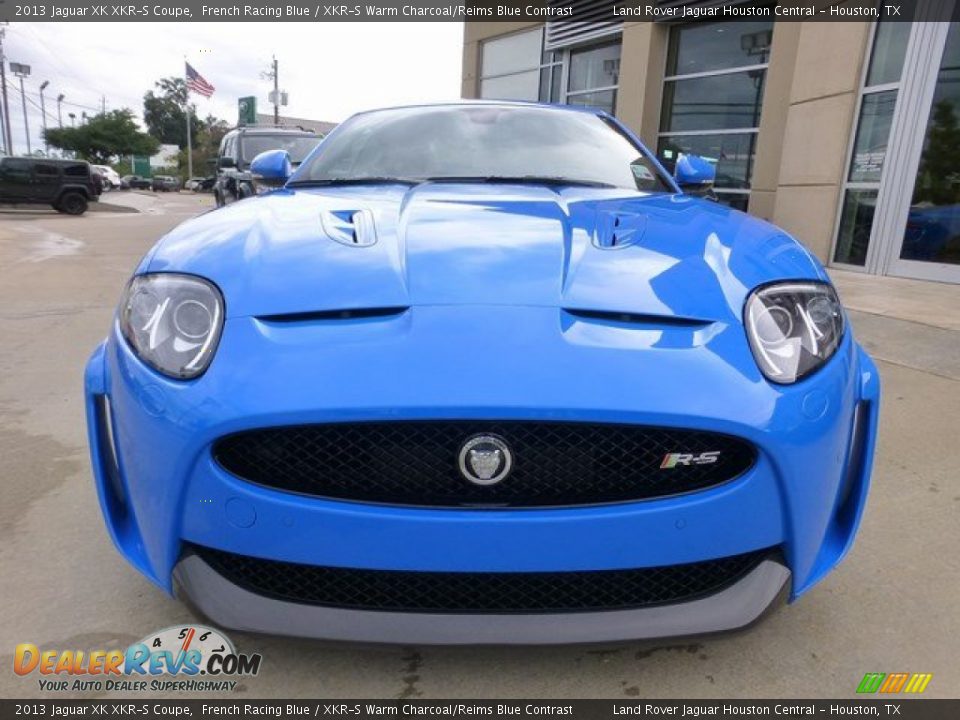French Racing Blue 2013 Jaguar XK XKR-S Coupe Photo #11