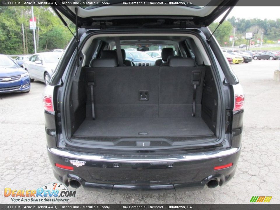 2011 GMC Acadia Denali AWD Carbon Black Metallic / Ebony Photo #18