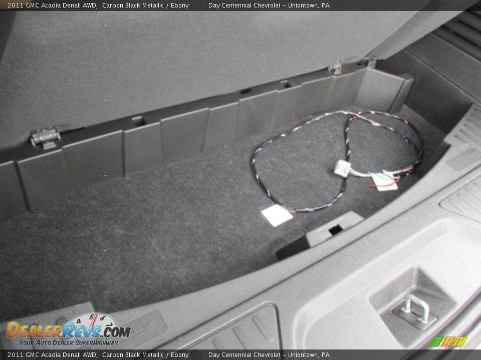 2011 GMC Acadia Denali AWD Carbon Black Metallic / Ebony Photo #19