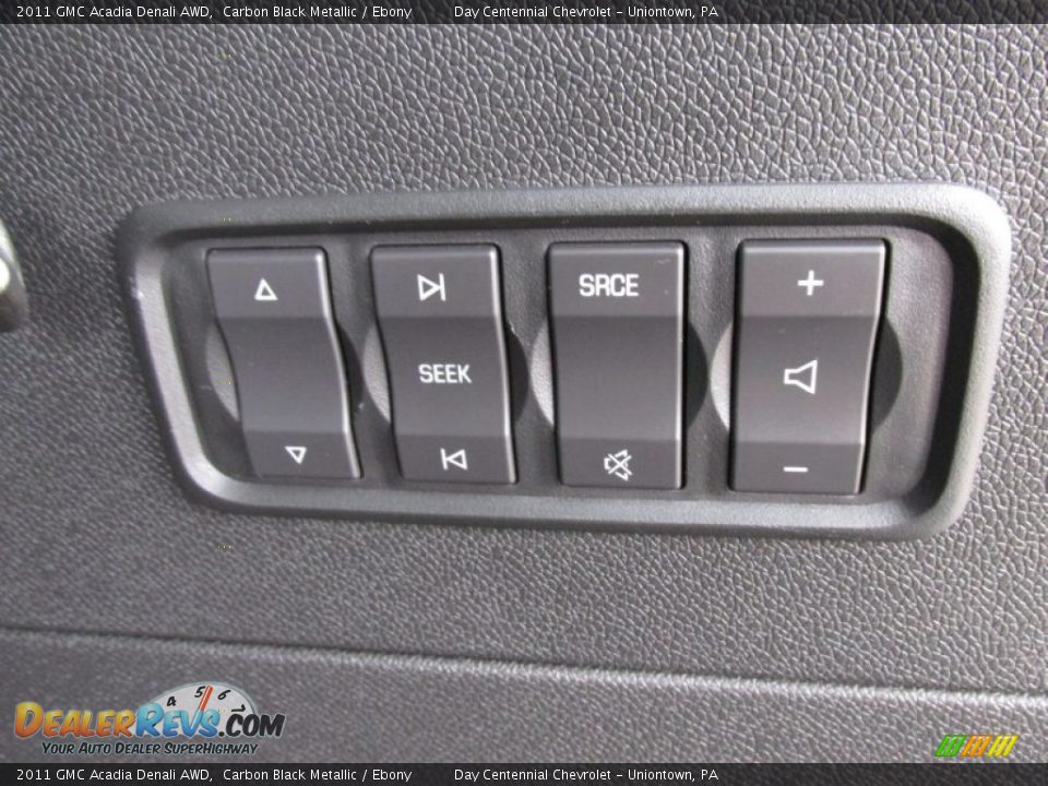 2011 GMC Acadia Denali AWD Carbon Black Metallic / Ebony Photo #20