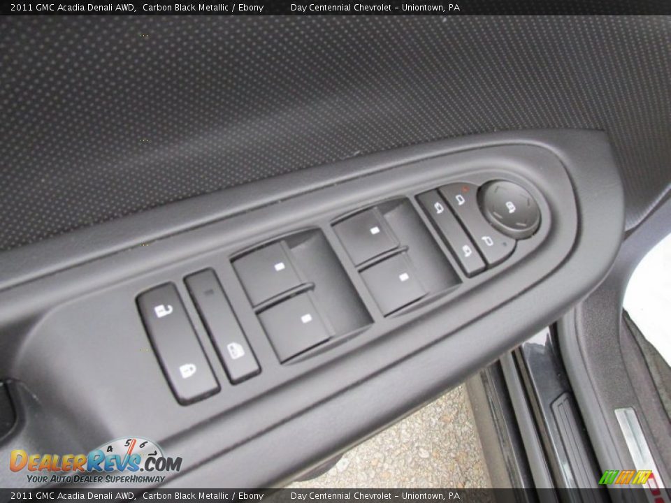 2011 GMC Acadia Denali AWD Carbon Black Metallic / Ebony Photo #23