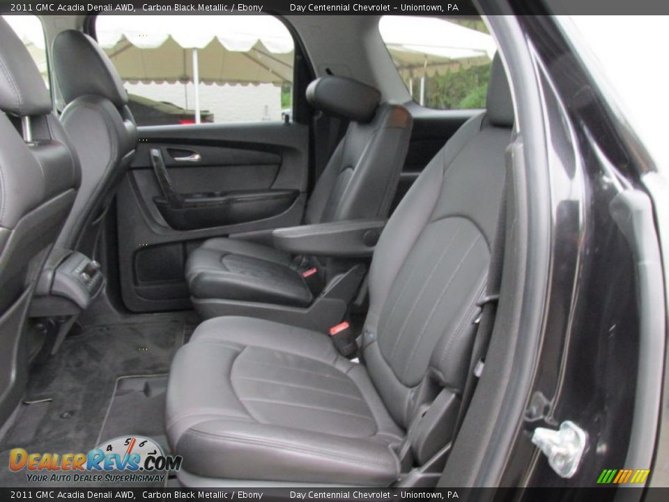 2011 GMC Acadia Denali AWD Carbon Black Metallic / Ebony Photo #27