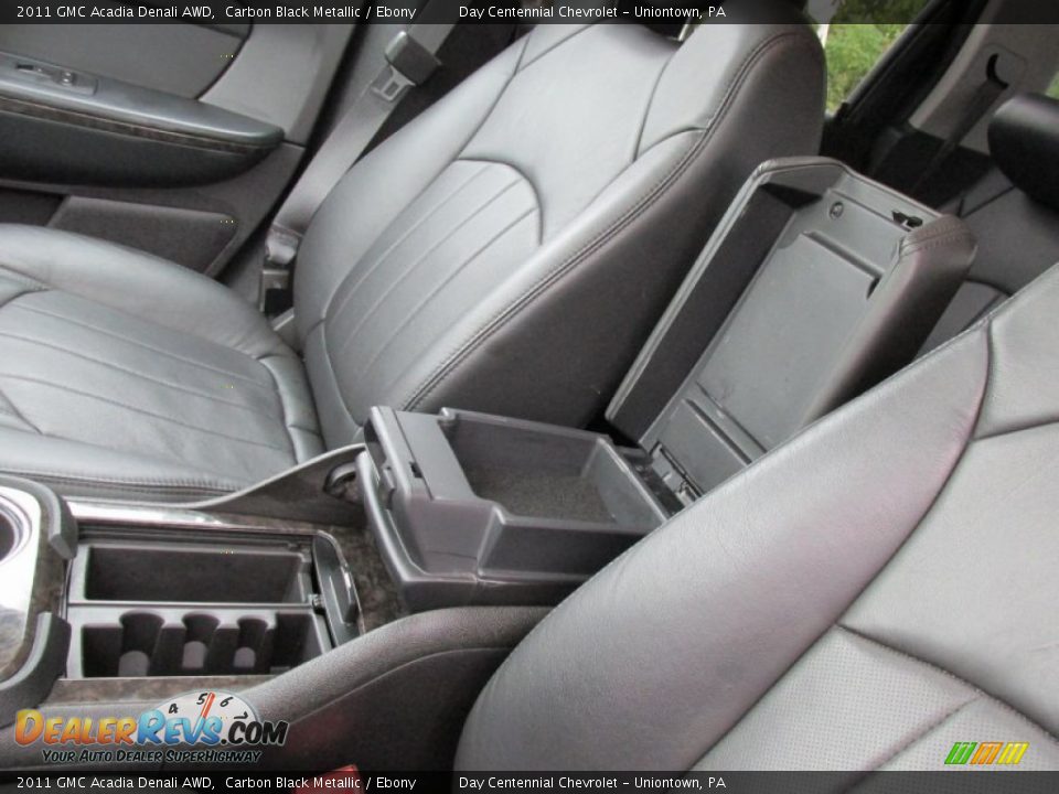 2011 GMC Acadia Denali AWD Carbon Black Metallic / Ebony Photo #31