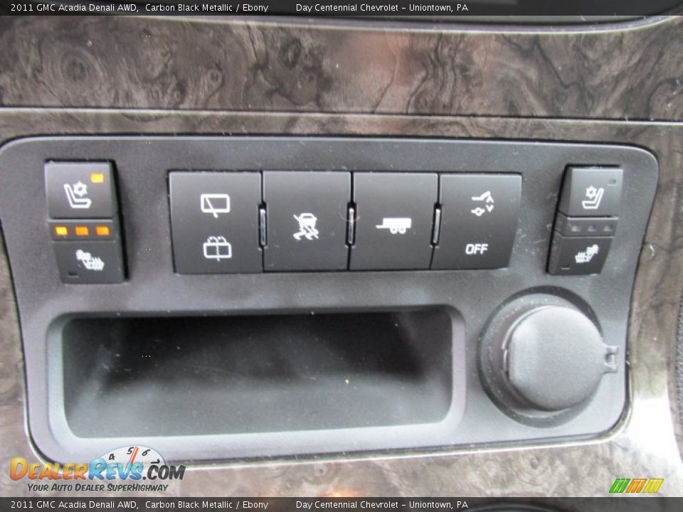 2011 GMC Acadia Denali AWD Carbon Black Metallic / Ebony Photo #34