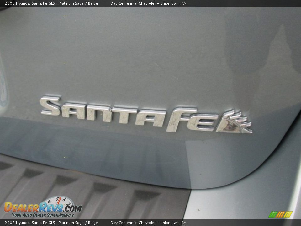 2008 Hyundai Santa Fe GLS Platinum Sage / Beige Photo #7