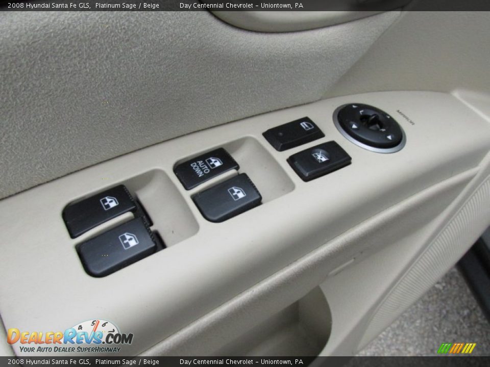 2008 Hyundai Santa Fe GLS Platinum Sage / Beige Photo #21