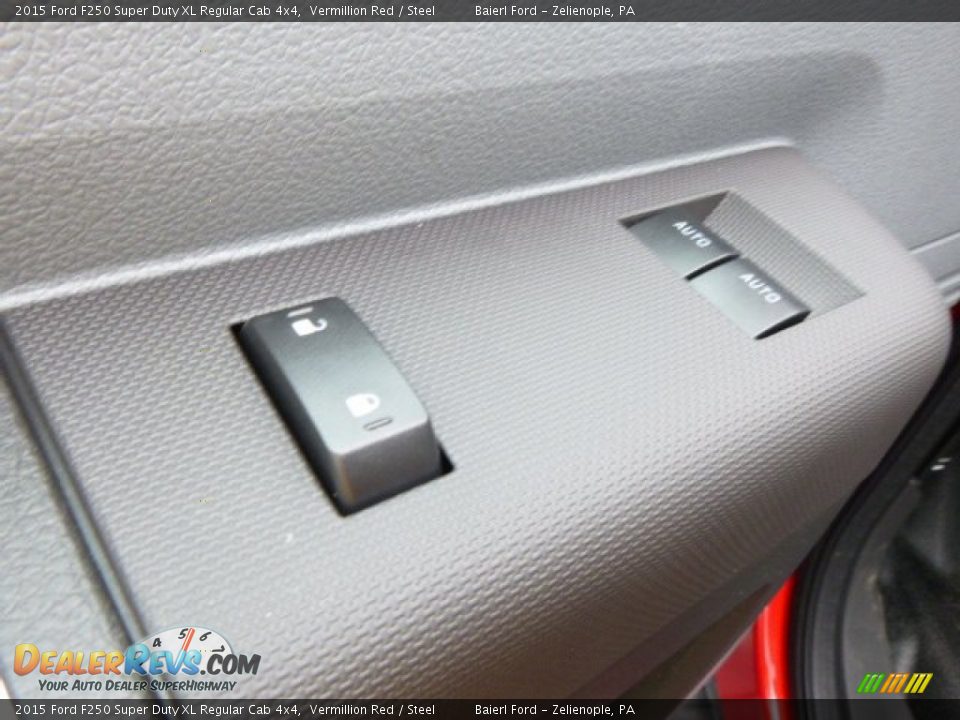 2015 Ford F250 Super Duty XL Regular Cab 4x4 Vermillion Red / Steel Photo #14